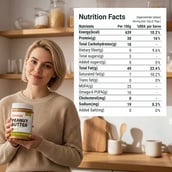 4 - Pintola Organic Peanut Butter, 1 kg Crunchy