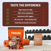 5 - Pintola High Protein Oats, 400 g Dark Chocolate