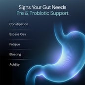 5 - Nutrabay Wellness Pre & Probiotic Digestive Support, 60 capsules (25 Billion CFUs)