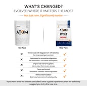 2 - AS-IT-IS Nutrition ATOM Whey Protein with Enzymes, 2.2 lb Kesar Kulfi