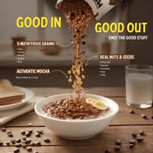 5 - MuscleBlaze High Protein Muesli, 400 g Blue Tokai Mocha Brew