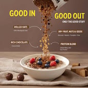 5 - MuscleBlaze High Protein Oats,  400 g  Cocoa Rich Chocolate