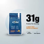 5 - AS-IT-IS Nutrition ATOM NXT Protein - Yeast Protein with DigeZyme, 1.1 lb Kesar Kulfi