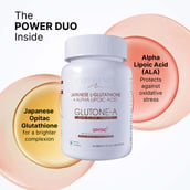 6 - Glutone A Japanese L-Glutathione with Alpha Lipoic Acid,  for Glowing Skin (Pack of 2)  15 tablet(s) 