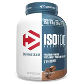 1 - Dymatize ISO 100 Whey Protein Isolate,  5 lb  Gourmet Chocolate 