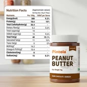 2 - Pintola Dark Chocolate Peanut Butter,  0.350 kg  Crunchy 