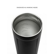 4 - MuscleBlaze ARC Steel shaker series,  Blackout Core  600 ml