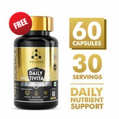 8 - One Science Nitra Whey Tiger Combo Pack, 4 lb Cookies and Cream with Daily Multivitamin 60 Capsules