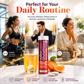 6 - NutraMarck Glutathione Effervescent, Orange 15 tablet(s)