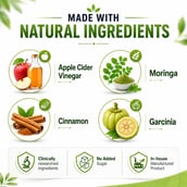 4 - NutraMarck ACV Moringa with Cinnamon Garcinia, 15 tablet(s) Green Apple