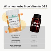 5 - Neuherbs True Vitamin D3 + K2, 120 tablet(s) Unflavoured