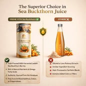 9 - PRIME VITA Sea Buckthorn Juice,  Unflavoured (Pack of 2)  300 ml 