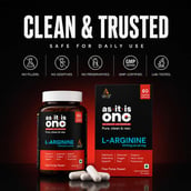 4 - AS-IT-IS Nutrition One L Arginine 1000mg, 60 capsules