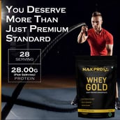 4 - Nakpro Whey Gold Protein Concentrate, 2.2 lb Unflavoured
