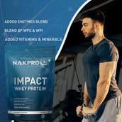6 - Nakpro Impact Whey Protein, 2.2 lb Malai Kulfi