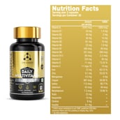 10 - One Science Nitra Whey Tiger Combo Pack, 4 lb Neapoliten Ice Cream with Daily Multivitamin 60 Capsules