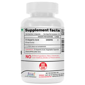 3 - NutriJa D-Aspartic Acid (DAA), 90 capsules Unflavoured