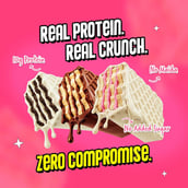 3 - Yogabar Protein Wafer (10g Protein), 10 bar(s) Cookies & Cream