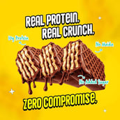 5 - Yogabar Protein Wafer (10g Protein), 10 bar(s) Dark Chocolate