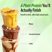 9 - GNC Plant Protein Isolate,  2 lb  Mango 
