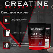6 - Nakpro Creatine Monohydrate, Blueberry 0.55 lb