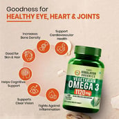 3 - Vlado's Himalayan Organics Vegan Omega 3 with DHA 1120mg,  60 veggie capsule(s) 