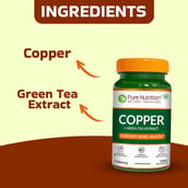 4 - Pure Nutrition Copper, 120 veggie capsule(s)