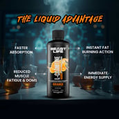 6 - BeastLife L-Carnitine with Vitamin B5 Liquid 3300mg, 450 ml Orange