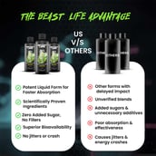 8 - BeastLife L-Carnitine with Vitamin B5 Liquid 1100mg, 450 ml Mojito