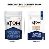 2 - AS-IT-IS Nutrition ATOM PWR Whey Protein XL, 2.2 lb Kesar Kulfi