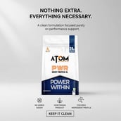 7 - AS-IT-IS Nutrition ATOM PWR Whey Protein XL,  2.2 lb  Choco Hazel Fusion 