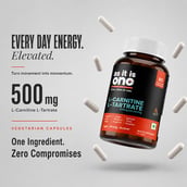 10 - AS-IT-IS Nutrition One L-Carnitine L-Tartrate 500mg, 90 veggie capsule(s) Unflavoured