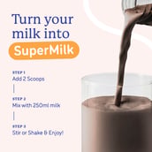 9 - Supermilk Gritzo Growth for Girl 7 to 9 years, 400 g Double Chocolate