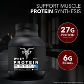 3 - Bolt Whey Protein Super-Charged With Phycocyanin,  2 lb  Unflavoured 
