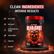 4 - Bolt Pre Workout Head Shot, 0.79 lb Citrus Blaze