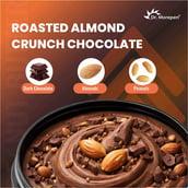 5 - Dr. Morepen Peanut Butter, 1 kg Roasted Almond Crunch Chocolate