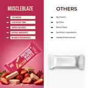 3 - MuscleBlaze Protein Wafer, 10 bar(s) Strawberry