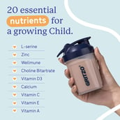 7 - Supermilk Gritzo Growth for Boy/Girl 2-6 years, 400 g Double Chocolate