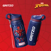 3 - Gritzo Spiderman Sipper, Blue 500 ml