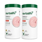 Herbalife Formula 1 Nutritional Shake Mix (Pack of 2), 0.5 kg Strawberry