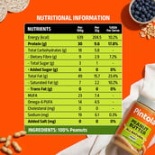 3 - Pintola All Natural Peanut Butter,  1 kg  Creamy 