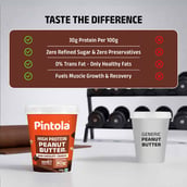 5 - Pintola High Protein Peanut Butter, 0.510 kg Dark Chocolate Crunchy