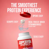10 - Superyou Pro Fermented Yeast Protein, 1.1 lb Strawberry