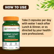 7 - Pure Nutrition Horny Goat Weed, 60 veggie capsule(s)