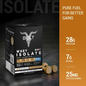 2 - Bolt Whey Isolate Super-Charged With Phycocyanin, 0.36 lb Piedmont Chocolate