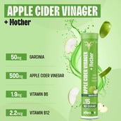 2 - Bolt Apple Cider Vinegar, 15 tablet(s) Green Apple (Pack of 2)