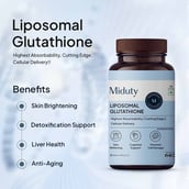 3 - Miduty Liposomal Glutathione, Unflavoured 30 capsules