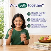 5 - Gritzo Supermilk Immunity Kit,  400 g  Chocolate for Girl 7-9 Yrs with Gummies