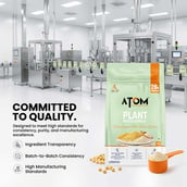 6 - AS-IT-IS Nutrition ATOM Plant Protein Complex,  2.2 lb  Mango Fusion 