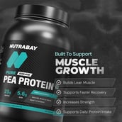 4 - Nutrabay Pure Pea Protein Isolate,  2.2 lb  Unflavoured 